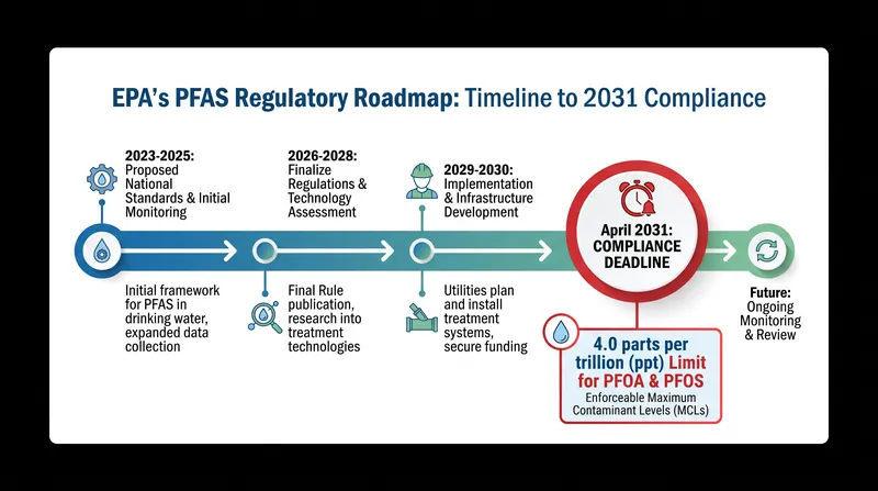 The EPA has extended the compliance deadline to 2031 to allow utilities time to build necessary infrastructure.