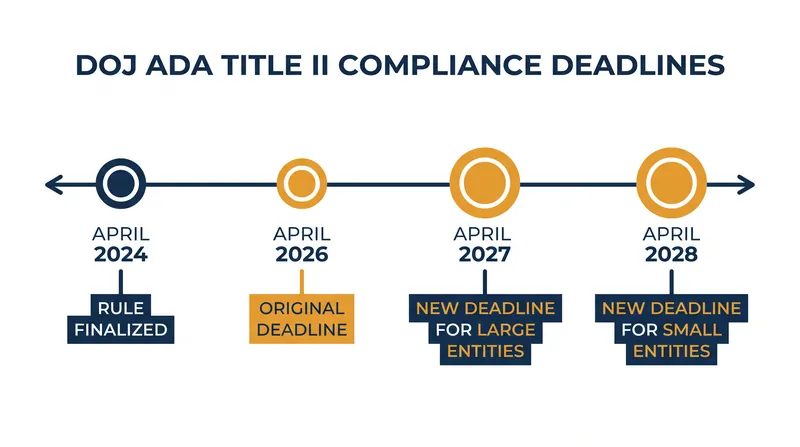 The Interim Final Rule extends compliance deadlines based on the population size of the public entity's jurisdiction.