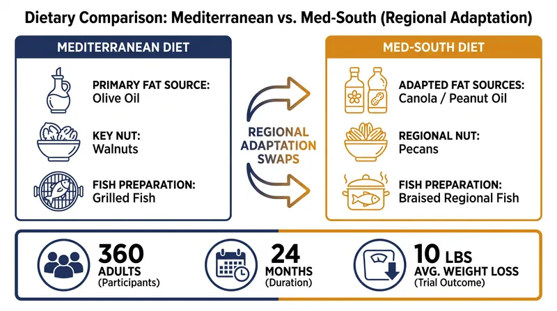 How the Med-South framework translates Mediterranean principles into Southern staples.