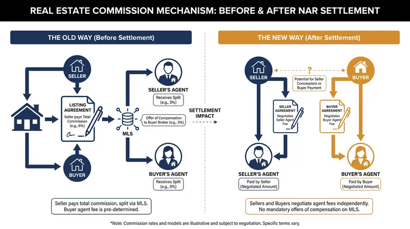 How the Sitzer/Burnett settlement decoupled buyer and seller agent commissions.