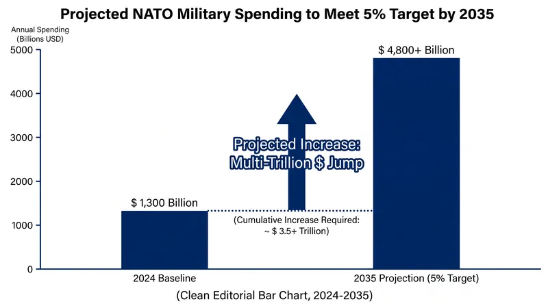 Meeting the 2035 target will require trillions in additional annual spending compared to 2024 levels.