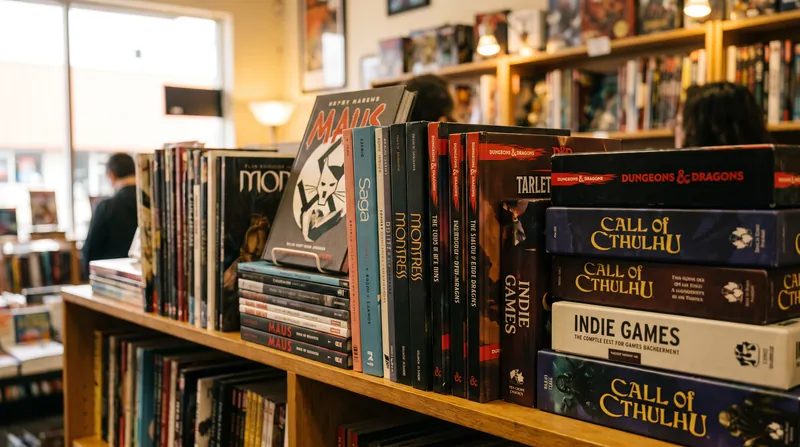 The bifurcation of the supply chain separates the tabletop gaming and periodical comics markets.