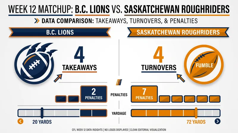 Saskatchewan's discipline issues proved costly, with penalties wiping out two separate touchdowns.