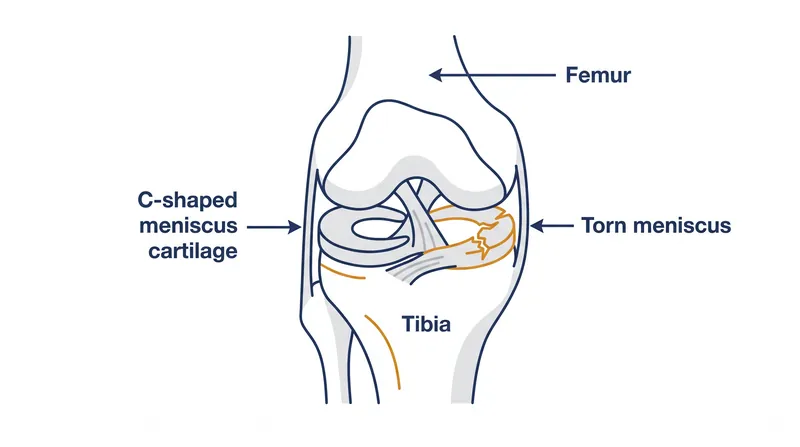 A torn meniscus, the injury DeLeye sustained in the second match of the 2025 season.
