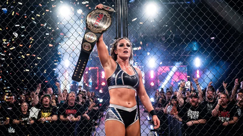 Kiera Hogan returned to capture her third Knockouts Tag Team Championship.
