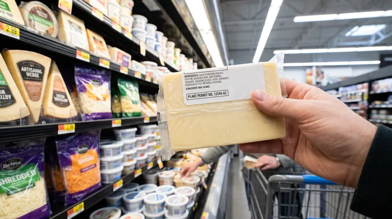 Consumers are urged to check cheese packaging for the manufacturer permit number '24-128', even if sold under a different brand name.