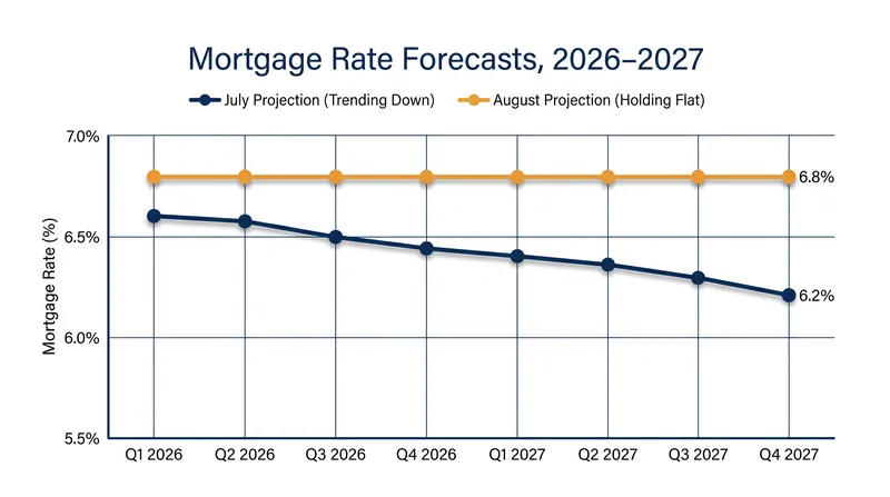Fannie Mae's August forecast erased the rate relief previously projected for 2027.