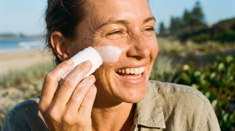 Mineral sunscreens utilizing zinc oxide or titanium dioxide were universally recommended as the foundation of anti-aging.