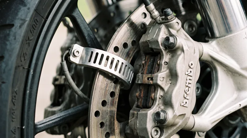 The ABS wheel-speed sensor works in tandem with the IMU to modulate brake pressure.
