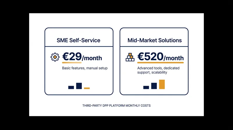 Third-party DPP platforms offer a low-cost entry point for compliance.