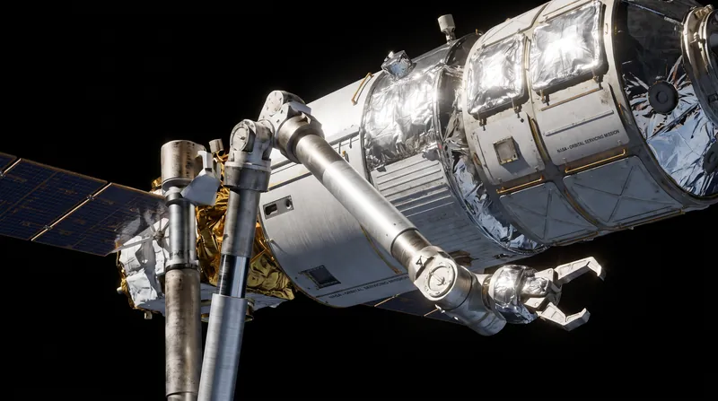 Universal capture mechanisms allow servicers to dock with satellites that lack standardized ports.