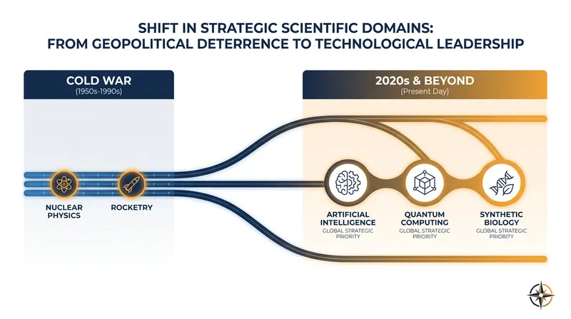 The domains considered strategically vital have expanded dramatically since the Cold War.