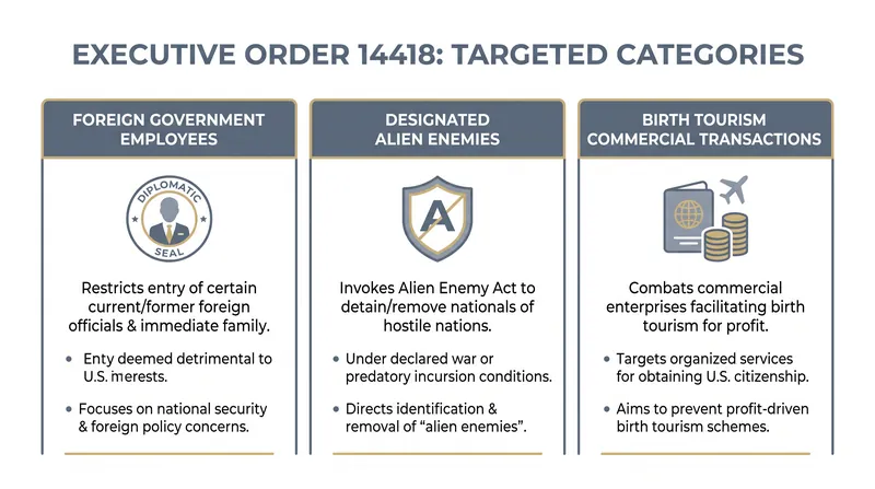 The specific exceptions targeted by the administration's August 2026 executive directives.