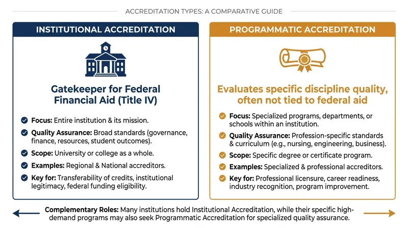 Understanding the dual layers of higher education quality assurance.