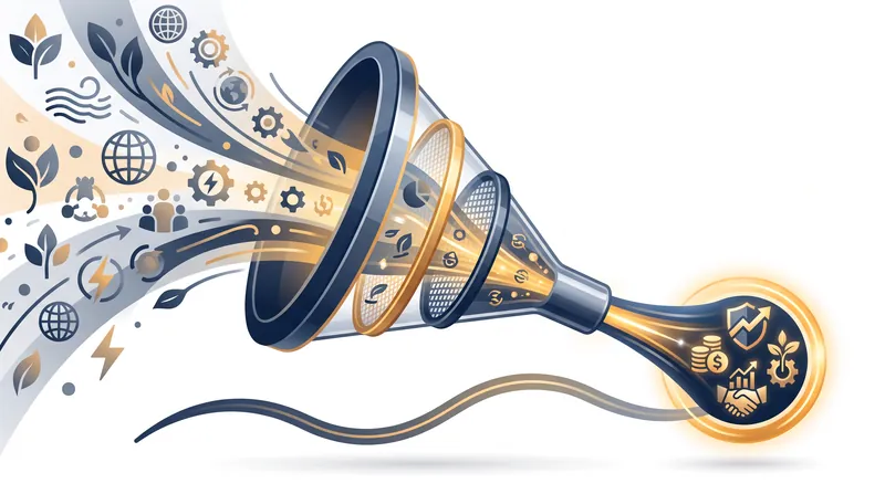 Traditional investor materiality filters broad societal risks down to those with direct financial impact.
