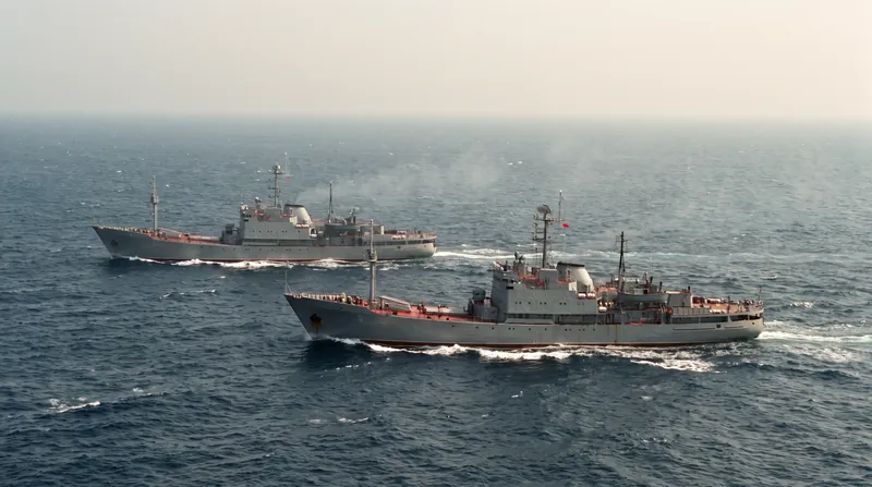 The presence of Russian vessels observing the Chinese live-fire drills underscores Moscow's tacit endorsement of Beijing's maritime operations.