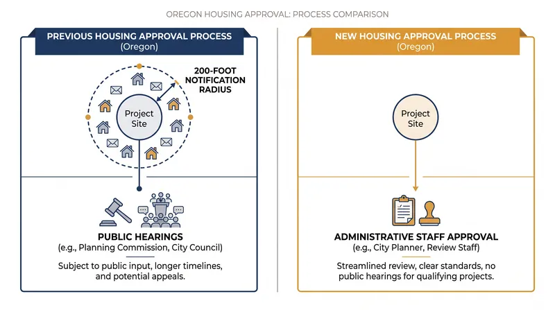 How the new administrative review process bypasses traditional neighborhood notification.