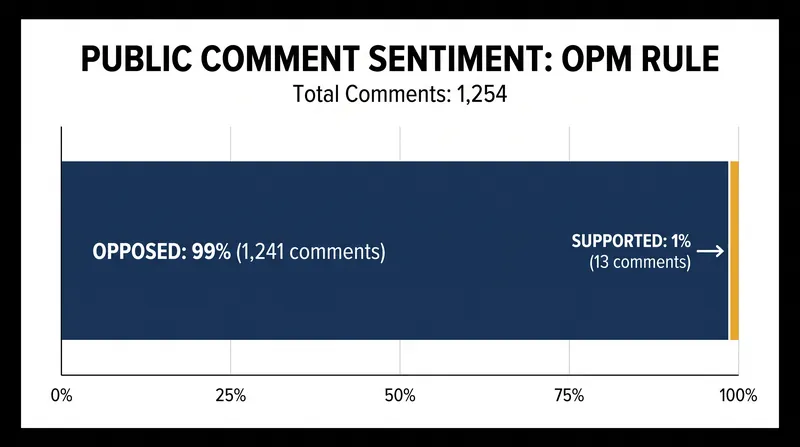 Public reaction during the rulemaking process was overwhelmingly opposed to the jurisdictional shift.