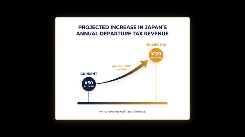 The tripled departure tax is expected to more than double annual revenue for tourism infrastructure.