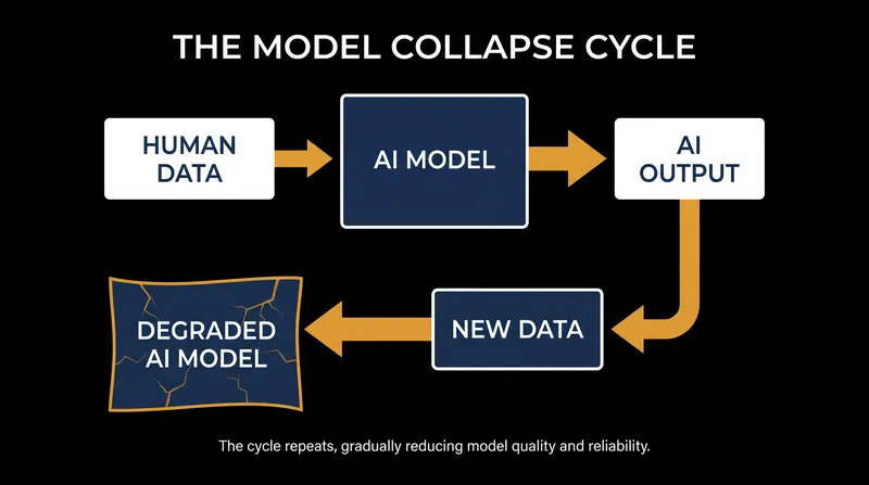 Frontier AI models require pre-2022 human-written text to avoid the degrading effects of training on synthetic data.