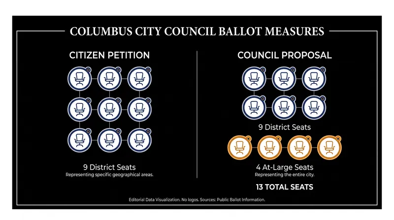 A comparison of the two charter amendments heading to the November ballot.