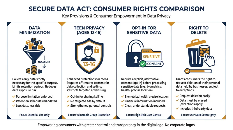 Key consumer protections introduced under the proposed federal framework.