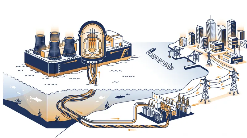 Floating nuclear power plants are designed to provide baseload electricity and heat to coastal grids and remote industrial sites.