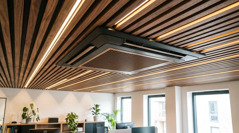 The transition away from fossil fuels means interior spaces must creatively accommodate new electric heat pump infrastructure.