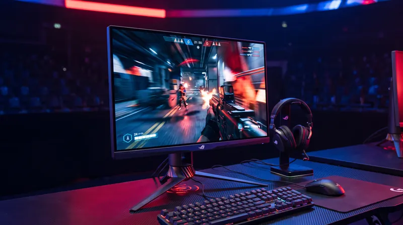 The ROG Swift OLED PG259QWS Ace pushes panel technology to a 720Hz refresh rate.