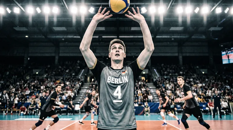 Simeon Nikolov brings a towering 2.08m frame to the setter position for Lube Civitanova.
