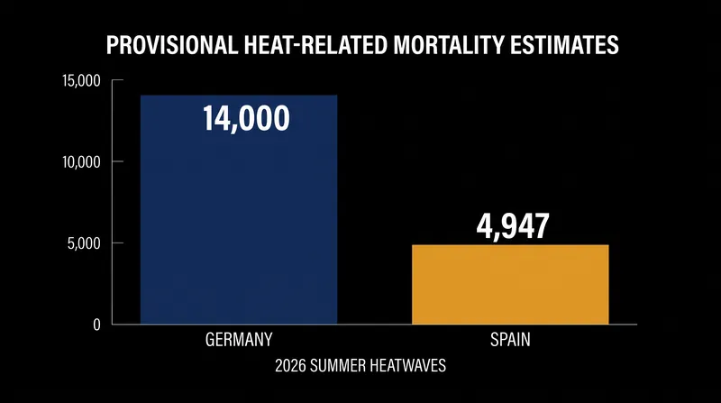 Real-time statistical models allow national health agencies to estimate heat-specific mortality during active weather events.