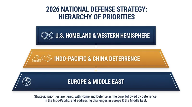 The new strategic hierarchy explicitly relegates Europe to a secondary theater.