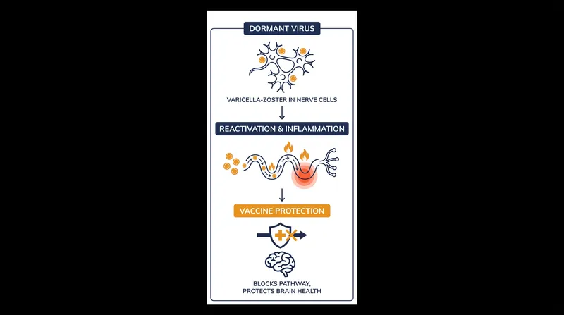 How suppressing viral reactivation prevents downstream neuroinflammation.