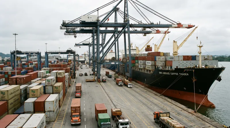 Global green coffee exports are projected to hit a record 131.4 million bags as supply chains rebuild.