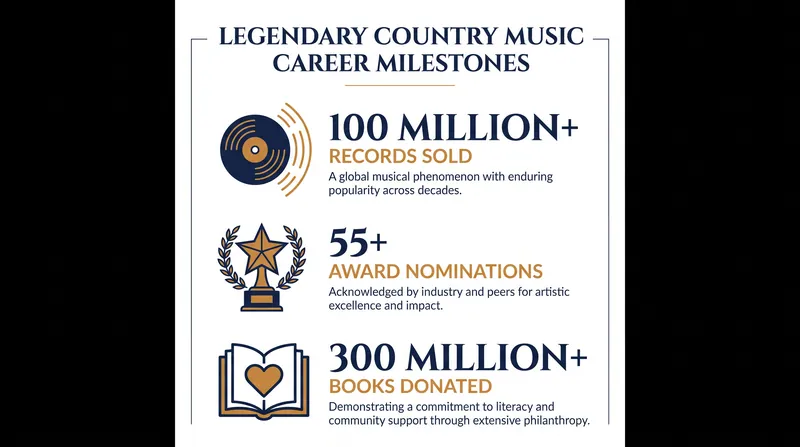 Beyond her staggering musical achievements, Parton's philanthropic efforts reached hundreds of millions globally.