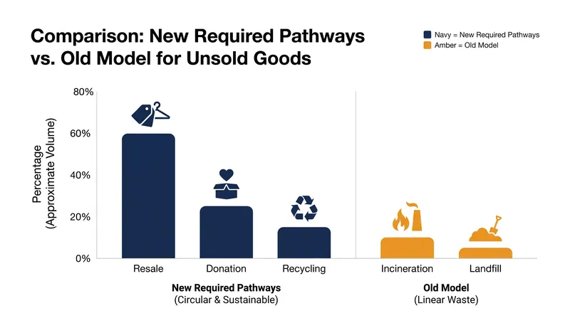 The ESPR mandate shifts the industry from disposal to circularity.