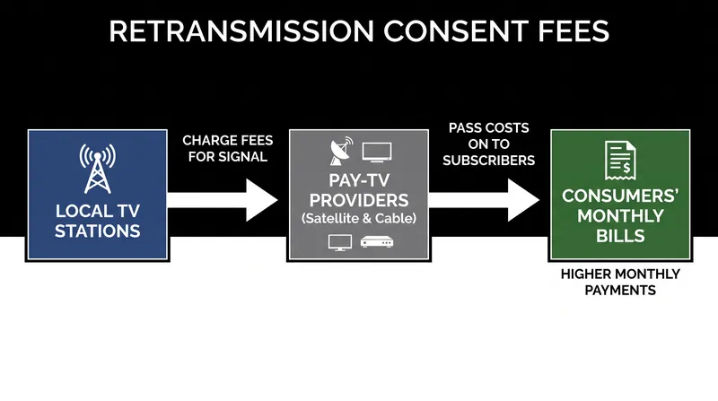 Plaintiffs argue that Nexstar's increased market leverage would drive up retransmission fees, leading to higher pay-TV bills for consumers.