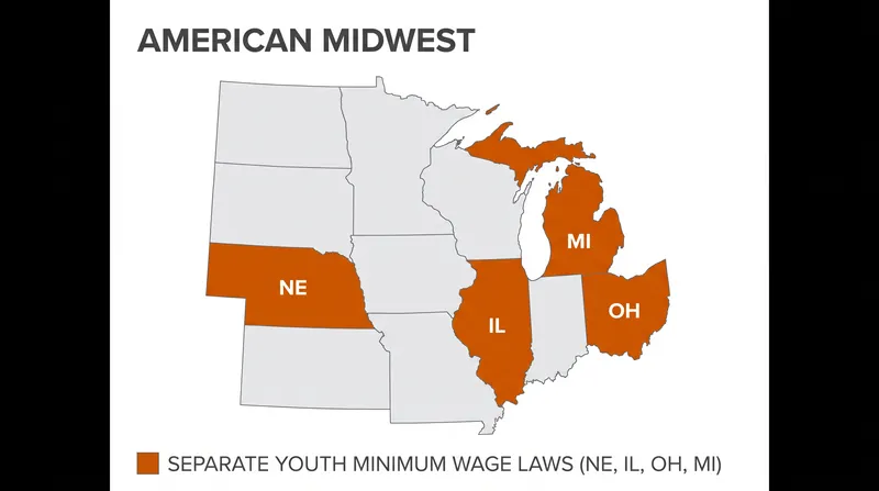 Nebraska joins three other Midwestern states in establishing a separate wage floor for teen workers.