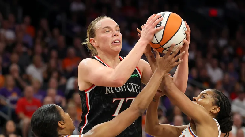 Emily Engstler pulled down a career-high 15 rebounds for Portland in the loss.