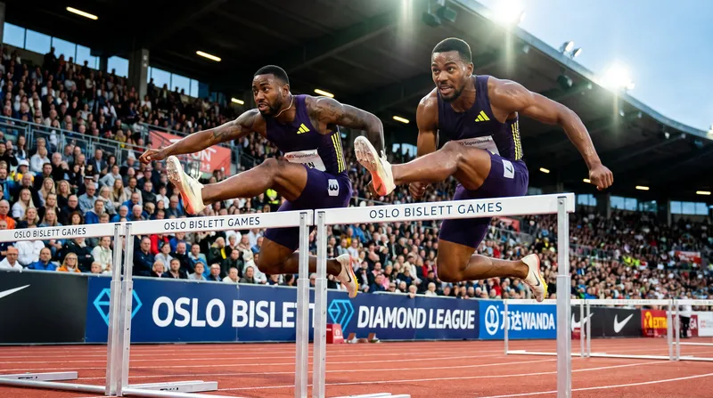 Karsten Warholm and Alison dos Santos will clash for the fifth time this season in the 400m hurdles.