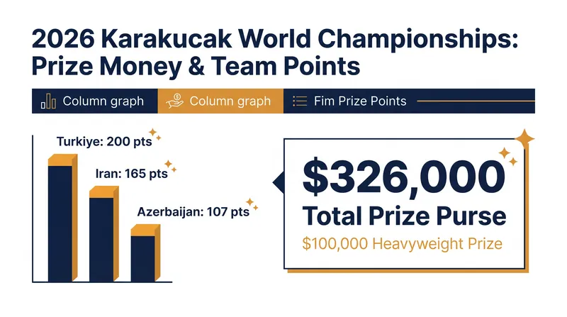 Turkiye secured the team title with 200 points in a tournament that featured a massive $326,000 prize purse.