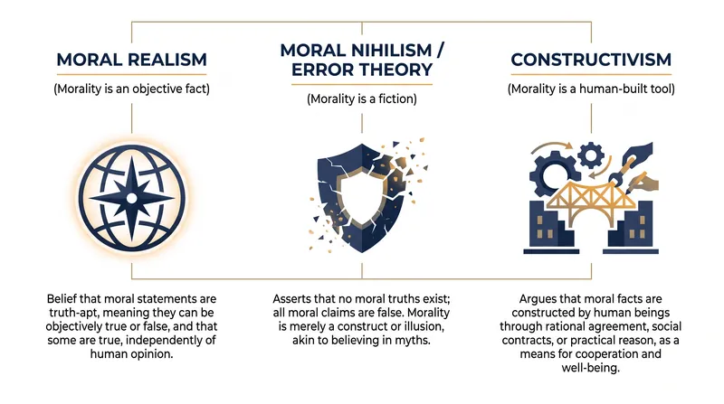 How the philosophical understanding of morality has shifted from cosmic discovery to human construction.