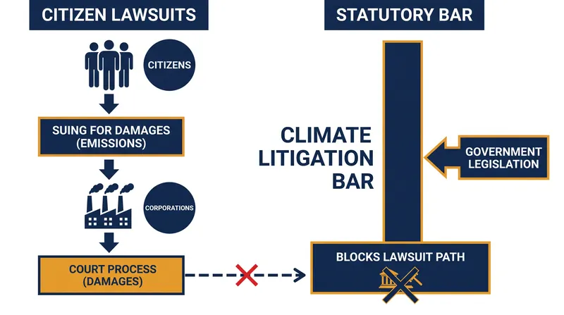 How New Zealand's new law intercepts and nullifies public nuisance claims against major emitters.