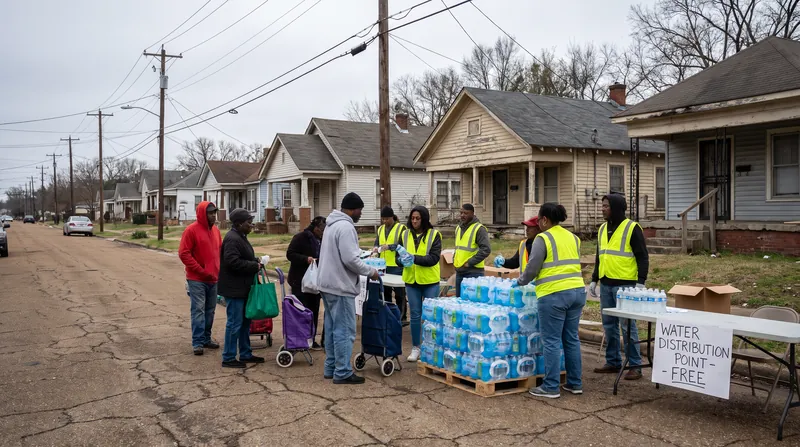 Stalled projects include a $20 million disaster-resilience hub in Jackson, Mississippi, designed to provide clean water and power during outages.