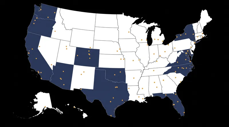 The 60 newly designated military installations are spread across 30 states, vastly expanding the geographic footprint of federal oversight.