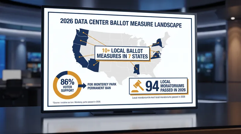 Voters in multiple states are taking data center zoning decisions directly to the ballot box.