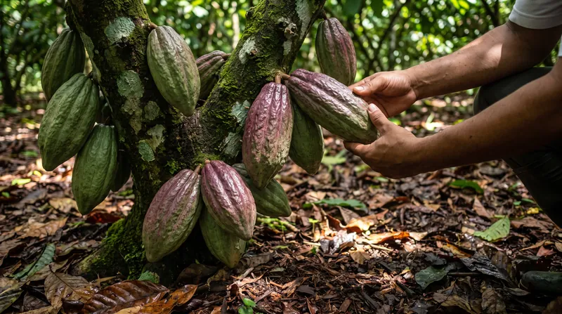 Cacao is a tree crop that takes years to mature, making it impossible for farmers to quickly plant more to meet sudden shortages.
