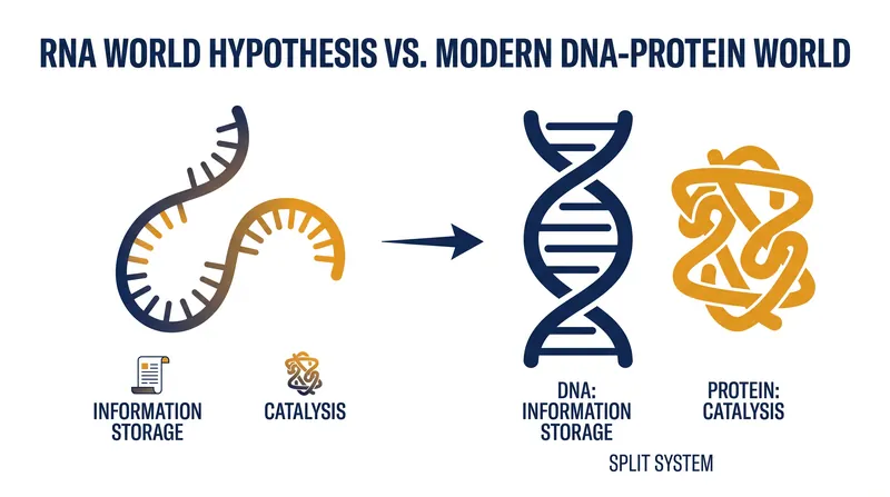How the dual-function RNA molecule bridges the gap between chemistry and biology.