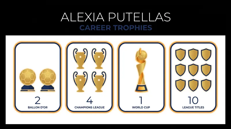 Putellas arrives in London as one of the most decorated players in the history of women's football.