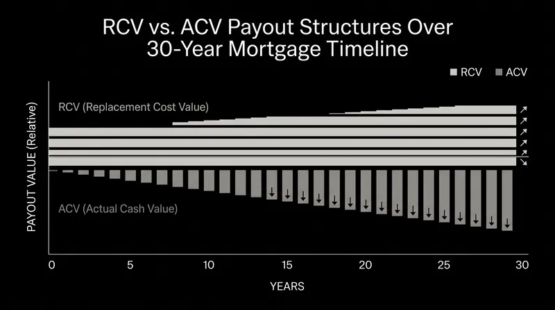 Shifting mortgage requirements from RCV to ACV could lower required coverage limits, reducing systemic overinsurance.